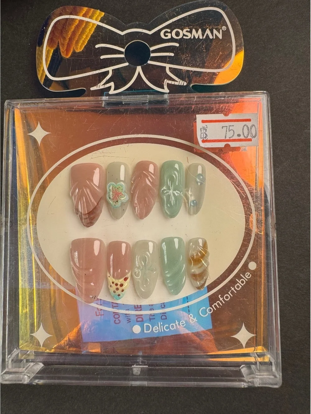 Gosman Cute Collection Wearing Manicure False Nails Set